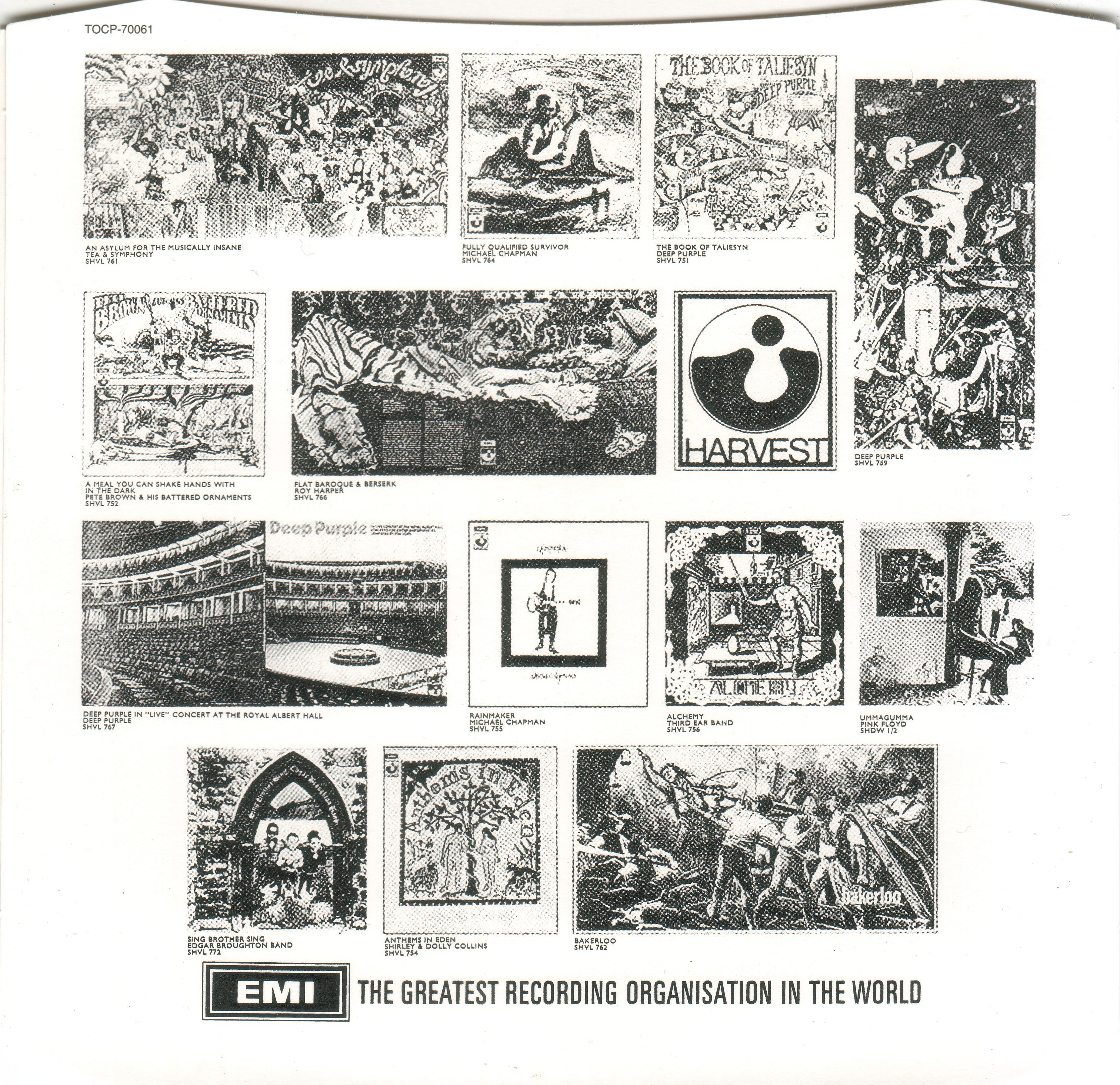 Electric Light Orchestra  The Move; Message From The Country : Inlay01  jpn